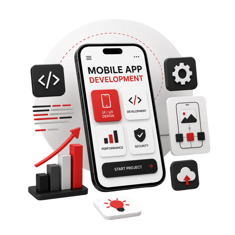 Mobile App Development illustration